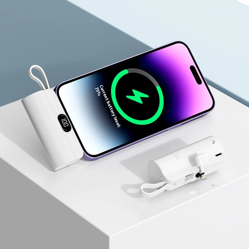 5000Mah Compact Portable Power Bank
