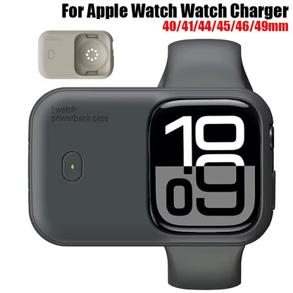 Wireless Power Bank for Apple Watch 41 44Mm 45Mm 46Mm Portable Charger for Apple Watch Ultra 49Mm Wristband Magnetic Power Bank