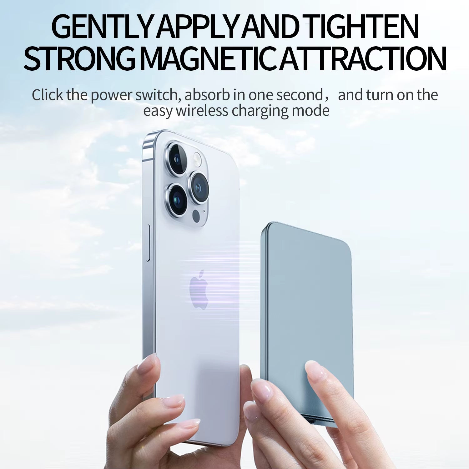 2024 New Ultra Thin Alloy Powerbank Magnetic Power Bank Wireless Fast Charger for Iphone 15 14 13 12 Backup Battery for Magsafe