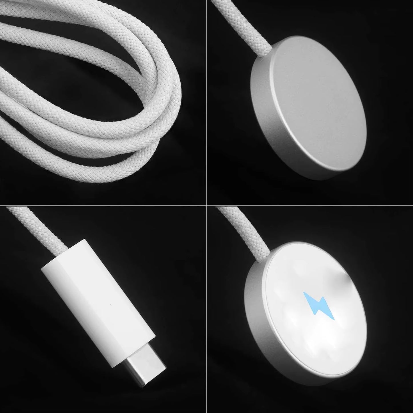 5W Fast Charging USB C Charger Cord Compatible for Apple Watch Magnetic Watch Charging Cable Compatible for Watch Series 10 9 8