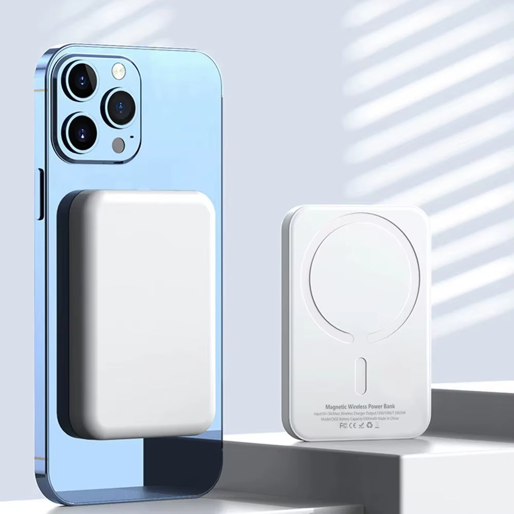 Magnetic Powerbank for Apple External Battery Portable Wireless Power Bank Charger for Magsafe Iphone Spare Battery