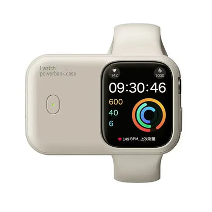 Power Bank Case for Apple Watch Charger 1200Mah Wireless Powerbank for 44Mm 45Mm 49Mm Portable Iwatch Magnetic Charging Box