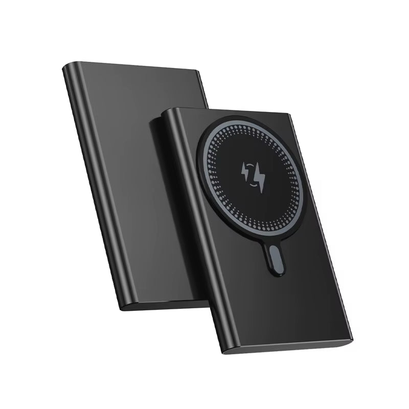 5000/10000Mah Thin Wireless Power Bank Potable Charging Mobile Powerbank Magnetic External Battery for Iphone Huawei Xiaomi 2025