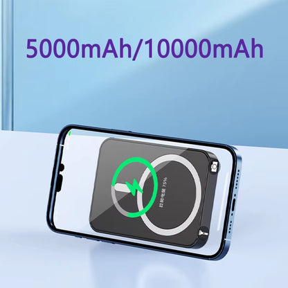 10000Mah Power Bank Magnetic Wireless Charger Powerbank with Stand for Magsafe Iphone 17 16 Samsung Huawei Xiaomi Mini Poverbank