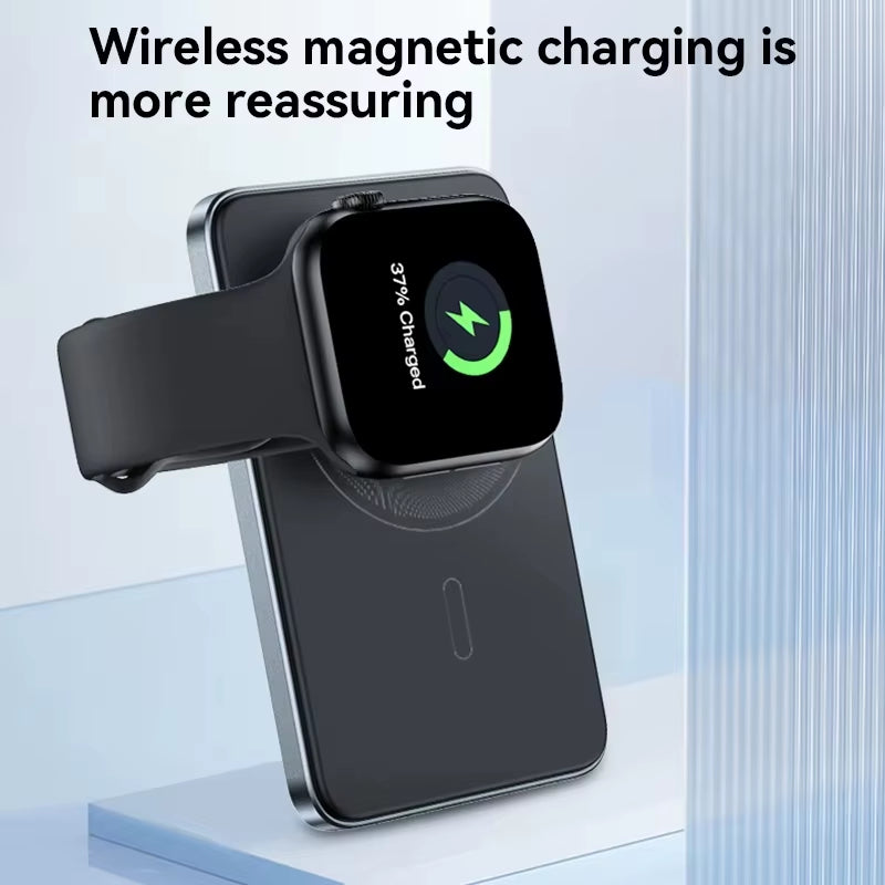 10000Mah Thin Magnetic Wireless Power Bank PD25W Fast Charging Portable External Battery 5000Mah Magnetic for Iphone Samsung